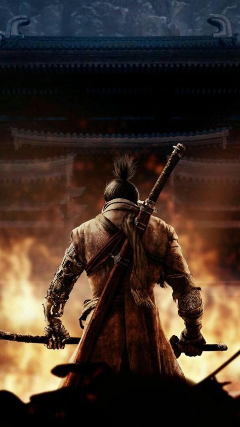 Guerriero Samurai, Sekiro Shadows Die Twice, Witcher Wallpaper, Arte Ninja, Samurai Wallpaper, Samurai Artwork, Ninja Art, Japanese Drawings, Dark Souls Art