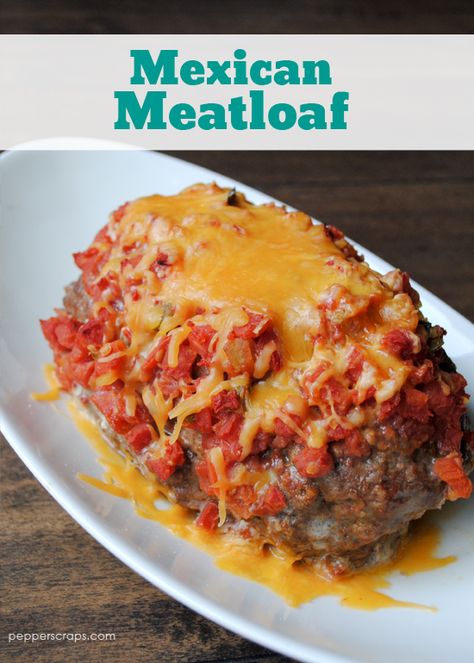 Mexican Crockpot, Mexican Meatloaf, Good Meatloaf Recipe, Favorite Dinner, Best Meatloaf, Loaf Recipes, Meatloaf Recipe, Crockpot Meals, Meatloaf Recipes