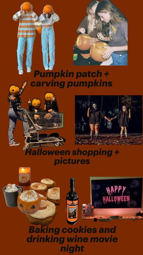 Autumn aesthetic Best Friend Date Ideas, Friend Date Ideas, Autumn And Halloween, Shopping Pictures, Date Ideas, Girl Falling, No Bake Cookies, Wine Drinks, Halloween Witch