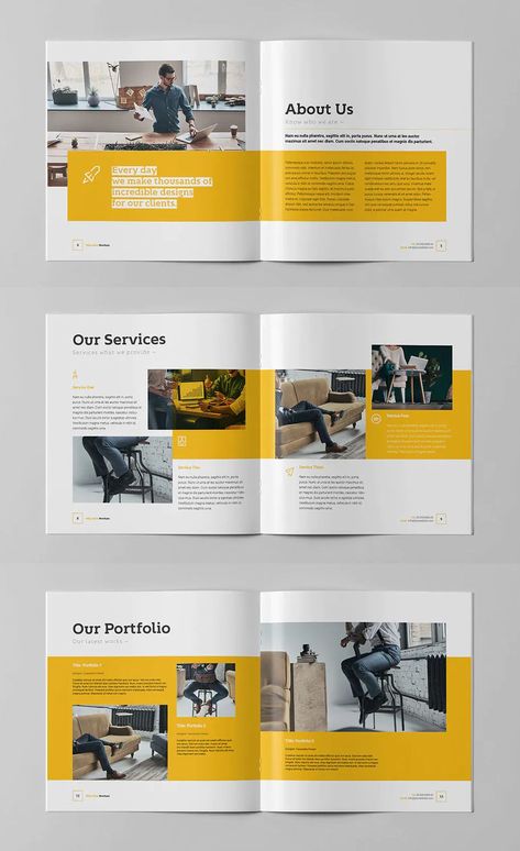 Broshor Design Graphics, Square Layout Design, Booklet Design Layout, Design Portfolio Layout, Design De Configuration, Booklet Layout, Brochure Design Layout, Desain Buklet, Page Layout Design