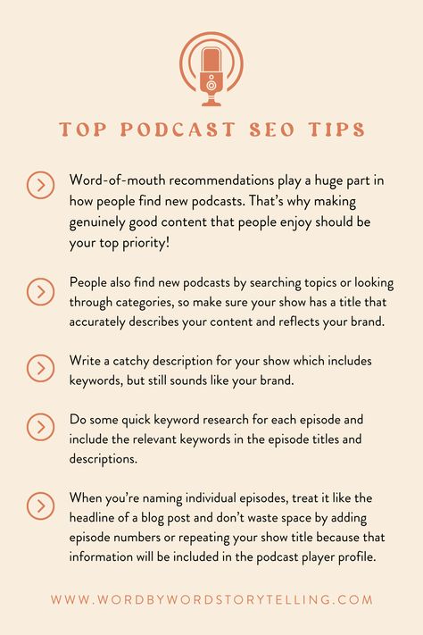 Let's get strategic about your podcast to give you the best chance of being discovered by people who don’t know you. If you are starting a podcast, this blog is the perfect place for you to begin! Let's nail your podcast SEO and help listeners find your podcast and associated blogs online. Read more on the blog. Podcast Segment Ideas, Podcast Mood Board, Starting A Podcast Checklist, Podcast Topics Ideas, Podcast Planning, Podcast Room, Podcast Ideas, Podcast Setup, Living Authentically