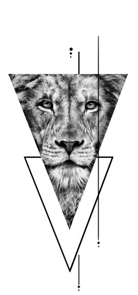 Lion Geometric Design, Geometric Lion Tattoo Design, Best Tattoos For Men, Geometric Lion Tattoo, Medium Tattoos, Tattoo Catalog, Sketch Style Tattoos, Mens Lion Tattoo, Geometric Lion