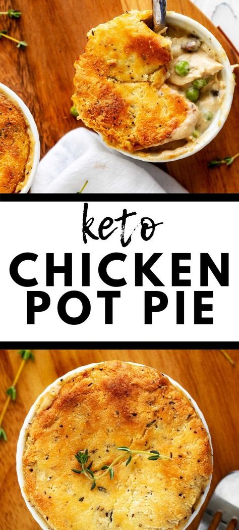 Keto Chicken Pot Pie, Keto Pie, Low Carb Chicken Casserole, Low Carb High Protein, Gluten Free Crust, Carb Alternatives, Cooking Chicken To Shred, Keto Lifestyle, Recipes Keto