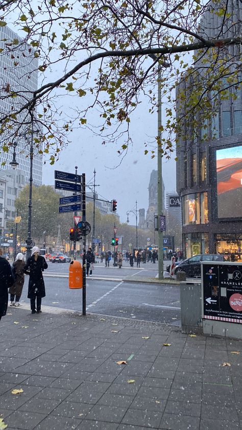 Kurfürstendamm Berlin Germany Winter, Berlin Winter Aesthetic, Berlin In Winter, Winter In Berlin, Winter In Germany, Berlin Autumn, Germany Winter, Berlin Winter, Travel Instagram Ideas