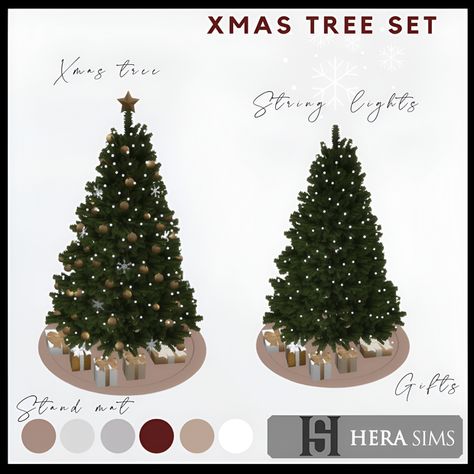 Xmas tree with ornaments & gifts & lights & stand mat - set | Patreon Sims 4 Cc Maxis Match Tops Patreon, Sims 4 Uhaul Truck, Sims 4 Cat Tower Cc, Sims 4 Cc Sorority, Sims 4 Cc Baby Furniture Patreon, Landgraab Apartment Sims 4, Sims 4 Wall Decals Cc, Christmas Decor Sims 4 Cc, Christmas Tree Sims 4 Cc