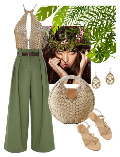 "Like Amazonian outfit -  for the hot jungle summer" by mesar79 ❤ liked on Polyvore featuring River Island and Sparkling Sage Jungle Themed Outfits Women, Jungle Theme Outfit Women Party Ideas, Jungle Vibes Outfit, Forest Party Outfit, Jungle Inspired Outfit, Welcome To The Jungle Theme Outfit, Summer Theme Outfit, Jungle Theme Outfit Women, Safari Theme Outfit