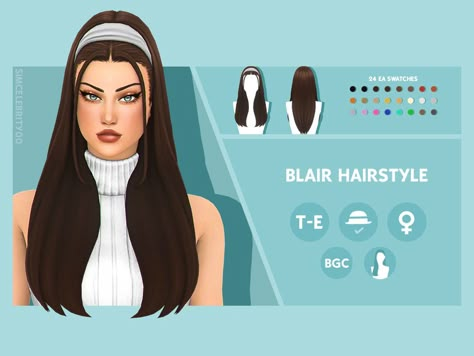 Ts4 Hair, Cc Hair, Pelo Sims, Sims 4 Mm, Sims Four, Sims4 Clothes, Goddess Hairstyles, Sims Hair, Best Sims