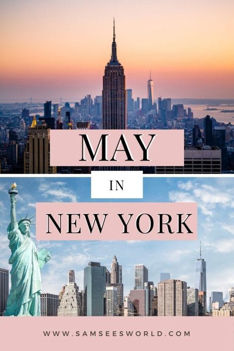 The ultimate guide to May in New York city. #Travel #May #NYC Nyc In May, New York Spring Outfits, New York Bucket List, Nyc Vacation, Nyc Spring, Nyc Travel Guide, Nyc Guide, New York City Vacation, Spring In New York