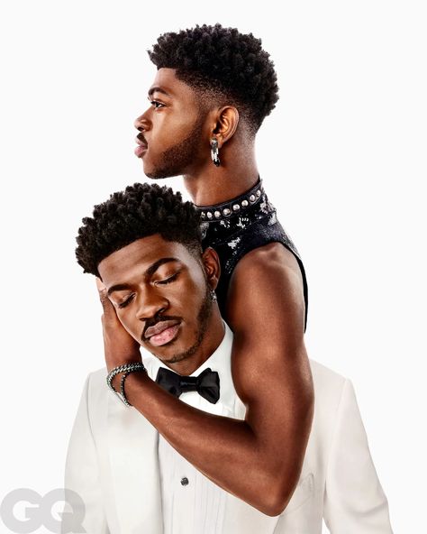 Lil Nas X on Love, Feeling Bad for DaBaby, and the Gay Agenda | GQ Queer Magazine, Queer Fashion Guys, Tom Ford Tuxedo, Band Photoshoot, Fashion Guys, Mk Ultra, Fat Joe, Black Life, Dating Girls