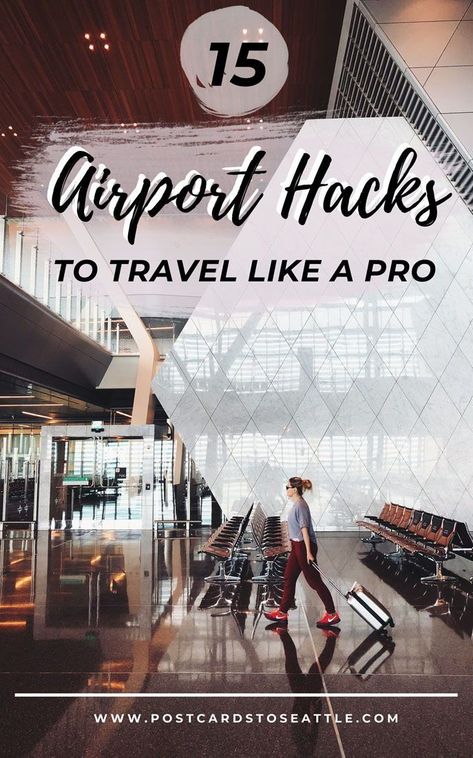 15 Airport Hacks to Help You Travel Like a Pro Airport Hacks, Travel Hacks Airplane, Airport Tips, Airport Travel, International Travel Tips, Travel Safety, Airplane Travel, Clever Hacks, Solo Female Travel