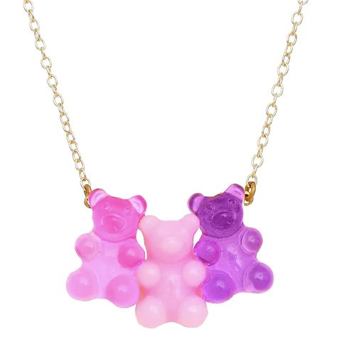 we see stars jewelry — Bubblegum Gummy Bear Necklace 5 Color Combos, Resin Gummy Bear, Gummy Bear Necklace, Slide Box, Candy Necklace, Bubblegum Necklace, Bear Necklace, Quick Gifts, Rainbow Swirl