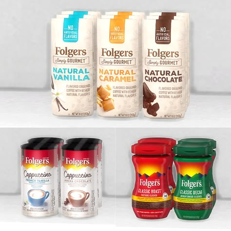 Folgers Set ( Singles & Bulk ) | CoatiSims on Patreon Sims 4 Cc Patreon, Lotes The Sims 4, Folgers Coffee, The Sims 4 Lots, Cc Patreon, Sims 4 Tattoos, Sims 4 Kitchen, Sims 4 Challenges, Sims 4 Family