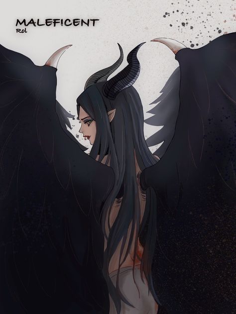 Maleficent Fanart Wings, Dark Fey Maleficent Oc, Maleficent X Diavel Fanart, Diaval Fanart, Maleficent Fanart, Maleficent Fairies, Maleficent Drawing, Maleficent Art, Maleficent 2