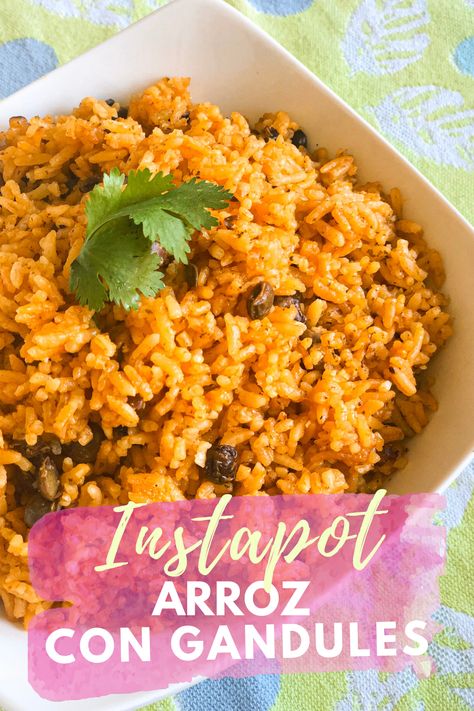 Puerto Rican Rice Instant Pot, Instapot Puerto Rican Rice, Rice And Peas Instant Pot, Puerto Rican Rice And Beans Instant Pot, Arroz Con Gandules Instant Pot, Rice And Beans Recipe Puerto Rican, One Pot Puerto Rican Chicken And Rice, Spanish Rice And Beans Puerto Rico, Puerto Rican Arroz Con Gandules