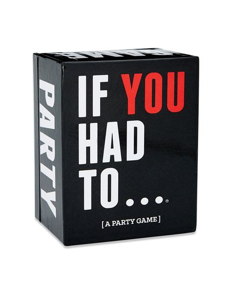 Just like the classic game of "would you rather," this party game will challenge you and your friends to choose between two very difficult scenarios. Add this game to your game night and you'll be ready for a night full of laughing! Includes: 250 Cards Instructions Suggested Age 17+ Number of Players: 3+ players Dimensions: 5" H x 4" W x 2.9" D Material: Paper Imported Red And Blue Lighting, Adult Party Bags, Bachelor Party Games, Adult Game Night, Beer Pong Tables, Spencers Gifts, Blue Lighting, Adult Party Games, Fun Party Games