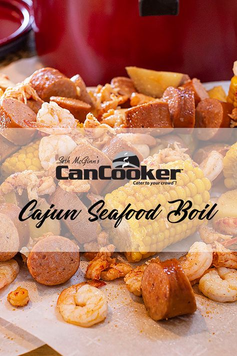 Can Cooker Shrimp Boil, Can Cooker Recipes Camping, Can Cooker Recipes, Cancooker Recipes, Beer Butter, Shrimp And Crawfish, Cowboy Chili, Can Cooker, Cajun Seafood Boil