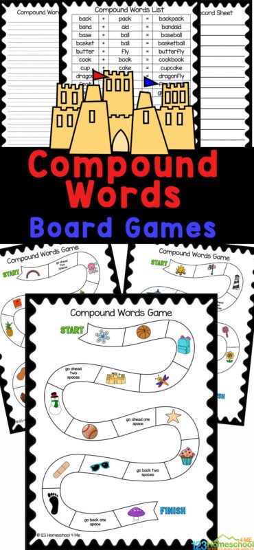 Using a compound word games is a fun, simple way to work on learning compound words while playing a fun learning game. Use this free printable compund words game s part of a literacy, or compound word activity or for extra work for kindergarten, first grade, 2nd grade, 3rd grade, and 4th graders too. Simply print compound words printable and you are ready to play and learn! Compound Words Activities Preschool, Compound Word Games, Games For Grade 1, Work For Kindergarten, Crafts Classroom, Reading Games For Kids, Compound Words Worksheets, Compound Words Activities, Weather Activities For Kids