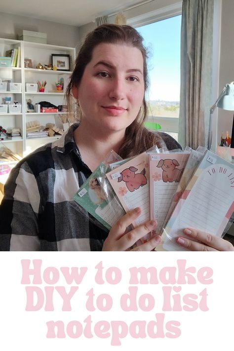 How To Make Note Pads, How To Make A Notepad, How To Make Notepads, Making A Notepad, Notepad Holder Diy, Make To Do List, How To Make Notepads To Sell, Diy Notepads How To Make, Homemade Notepads