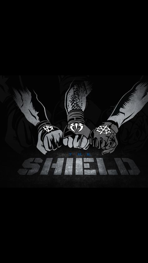 Wwe Shield Wallpaper, The Shield Wwe Wallpaper, Wwe Wallpapers Iphone, Wwe Cartoon, Roman Reigns Shield, Shield Wallpaper, Roman Reigns Logo, Pencil Sketches Of Girls, Wwe Shield