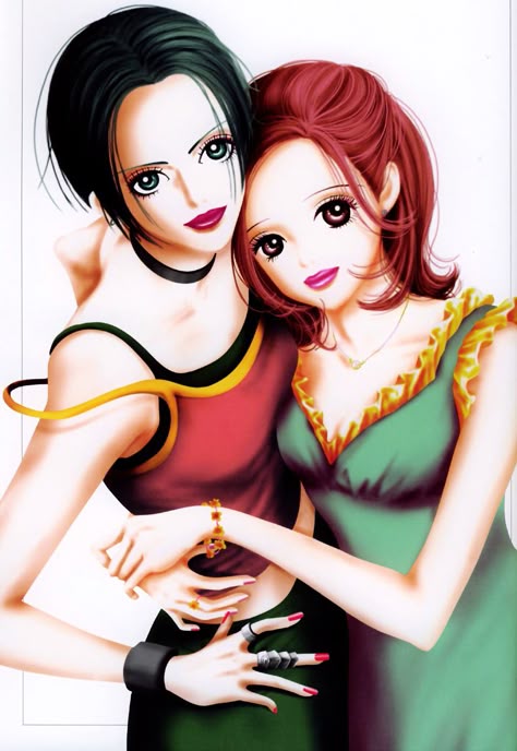 Nana Osaki & Hachi Komatsu by manga/anime "Nana" I HATED WHEN THIS SERIES ENDED, I WANT IT TO COME BACK AND PICK UP FROM WHERE THEY LEFT OFF! Komatsu Nana, Nana Anime, Nana Manga, Nana Osaki, Art Outfits, Puella Magi Madoka Magica, Pics Art, Ipad Wallpaper, Anime Background