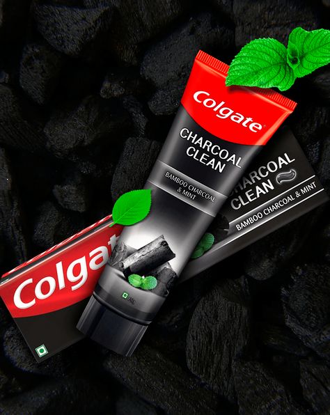 Colgate Charcoal Clean Design Colgate Toothpaste, Clean Design, Freelancing Jobs, Graphic Design Illustration, Design Illustration, Adobe Photoshop, Toothpaste, Body Care, Illustration Design