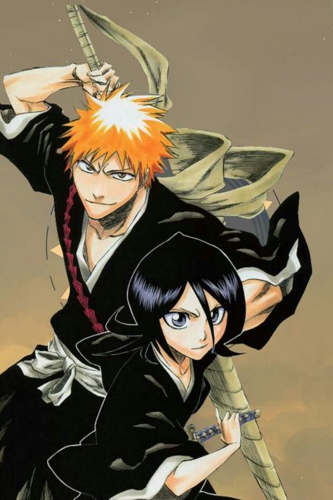 Rukia & Ichigo Wallpaper Bleach Ichigo And Rukia, Ichigo Kurosaki Wallpaper, Ichigo Manga, Ichigo X Rukia, Doflamingo Wallpaper, Rukia Bleach, Bleach Rukia, Ichigo Y Rukia, Ichigo And Rukia