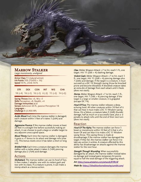 D&d Monsters, Dungeon Monsters, Dnd Enemies, 5e Monsters, Homebrew Monsters, Guerriero Samurai, Dnd Stats, Dnd Homebrew, Dnd Races