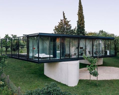 Geometric Volume, Urban Concept, Module Design, David Chipperfield Architects, Steel Frame House, Internal Courtyard, Concrete Forms, Landscape Elements, Timber House