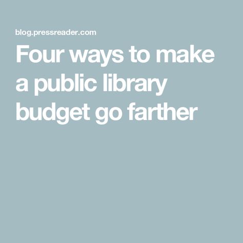 Four ways to make a public library budget go farther Friends Of The Library Fundraisers, Library Director, Library Fundraiser, Public Library Programs, Friends Of The Library, Library Programs, Program Ideas, Digital Resources, Librarian