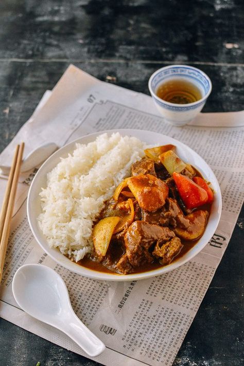 Beef Curry, A Hong Kong Style Recipe Beef Bowl Recipe, Kong Recipes, Beef Curry Recipe, Wok Of Life, Woks Of Life, Best Curry, The Woks Of Life, Mapo Tofu, Beef Curry