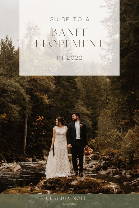 Elope Canada, Banff Elopement Fall, Canadian Elopement, Getting Your License, Banff Micro Wedding, Banff Wedding Elopements, Lake Louise Elopement, Banff Elopement, North Cascades National Park Elopement