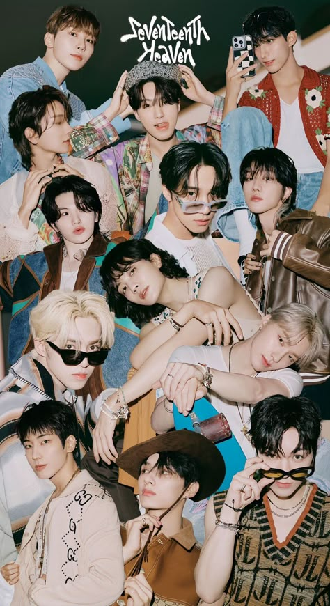 Seventeen Wallpaper Kpop, Seventeen Ot13, Iphone Wallpaper Music, Svt Wallpaper, Pledis Seventeen, S Wallpaper, Kpop Iphone Wallpaper, Seventeen Wallpaper, Mashup Music