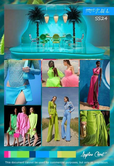 Fashion Colors Spring 2024, Spring Summer 2024 Colours, Fashion Trend 2023-2024 Summer, Color Trends Fashion Ss24, Spring Colors 2024 Fashion, Fashion Forecast 2023/24 Spring Summer, Trend Forecast 2023-2024, 2024 Spring Summer Fashion Print Trends, Spring Summer 24/25 Trends