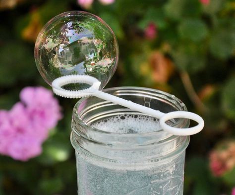 Homemade Bubble Solution : 5 Steps (with Pictures) - Instructables Diy Bubble Solution, Bubble Solution Recipe, Homemade Bubble Solution, Bubble Mixture, Bubble Recipe, How To Make Bubbles, Homemade Bubbles, Bubble Solution, Rainy Day Crafts