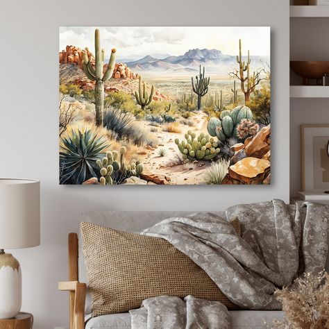 Acrylic Wall Decor, Arizona Desert, Brown Wall Art, Fashion Wall Art, Colorful Landscape, Landscape Walls, Landscape Wall Art, Acrylic Wall Art, Bedroom Art