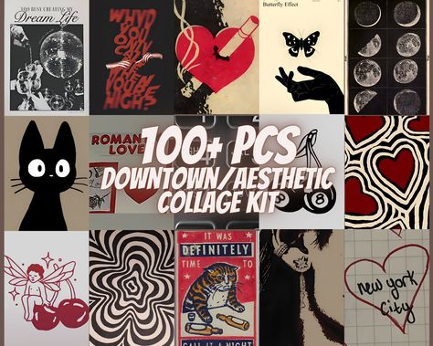 100 Downtown Girl Aesthetic Collage Kit Y2k Aesthetic Downtown Girl Grunge Aesthetic Downtown Girl Posters Aesthetic Room Decor - Etsy Downtown Girl Poster Prints, Posters Downtown Girl, Downtown Girl Posters, Girl Grunge Aesthetic, Aesthetic Downtown Girl, Posters Amazon, Aesthetic Downtown, Window Sill Decor, Downtown Girl Aesthetic