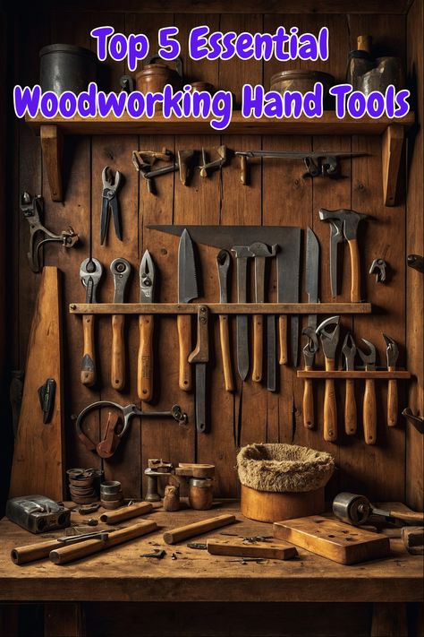 Discover the essential woodworking hand tools every beginner needs to start woodworking projects with ease. From saws to chisels, these tools are a must for woodworking with hand tools. Woodworking With Hand Tools, Hand Tool Woodworking Projects, Working Hands, Leather Working Projects, Wooden Coat Rack, Building Furniture, Hand Saw, Woodworking Hand Tools, Wood Carving Art