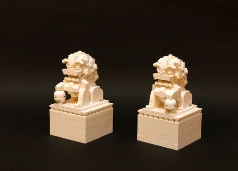 [Lego] Lion Seal | Anakin Skywalker 2012 | Flickr Lego Statue, Lego Chinese, Panda Crafts, Lego Men, Lego Masters, Logo Building, Panda Craft, Lego Organization, Lego Inspiration