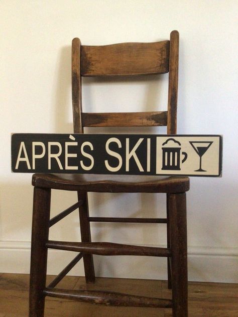 Ski Signs, Ski Sign, Ski House Decor, Ski Jump, Apres Ski Party, Ski Slope, Ski Gifts, Ski Jumping, Retro Sign