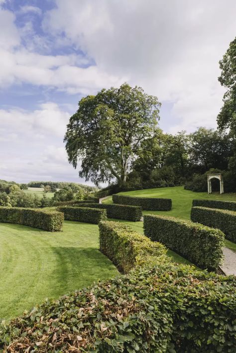 North Rode Manor in Cheshire Beech Hedging, Observatory House, Terrace Planting, Luciano Giubbilei, Cherry Laurel, Hydrangea Arborescens Annabelle, 18th Century Landscape, Hornbeam Hedge, Beech Hedge