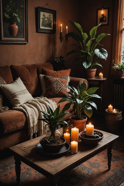 21 Dark Boho Living Room Ideas – The Dear Lab Simple Boho Living Room, Western Boho Living Room, White Boho Living Room, Neutral Boho Living Room, Bohemian Living Spaces, Western Living Room Decor, Dark Boho Living Room, Rustic Boho Living Room, Comfortable Reading Nook