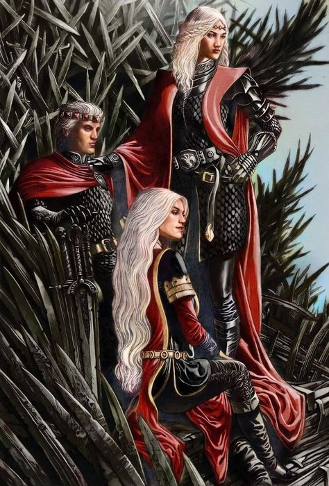 Visenya Targaryen, Game Of Thrones Books, Game Of Thrones Artwork, Daemon Targaryen, Game Of Thrones Dragons, Got Dragons, Targaryen Art, Asoiaf Art, Song Of Ice And Fire