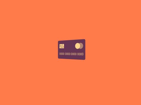 Card Credit Card Animation, Spinning Card, Card Animation, Credit Card Pictures, Credit Card Images, Money Icon, Credit Card Icon, Credit Card Design, Flat Art