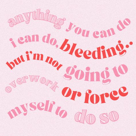 A reminder that REST on your period is essential! Do not feel guilty for needing to go slower during these days❤️ Period Products Aesthetic, Period Affirmations, Period Empowerment, Cycle Awareness, Period Positivity, Period Facts, Period Aesthetic, Period Power, Menstrual Calendar