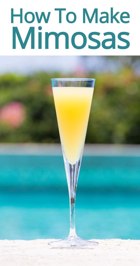 How To Make Mimosas Cocktail Drink By The Glass or Pitcher https://www.melaniecooks.com/how-to-make-mimosas/8604/ How To Make Mimosas, Prosecco Mimosa, Mimosa Cocktail Recipes, Classic Mimosa, Mimosa Drink, Mimosa Cocktail, Adult Beverages Recipes, Sparkling Juice, Mimosa Recipe