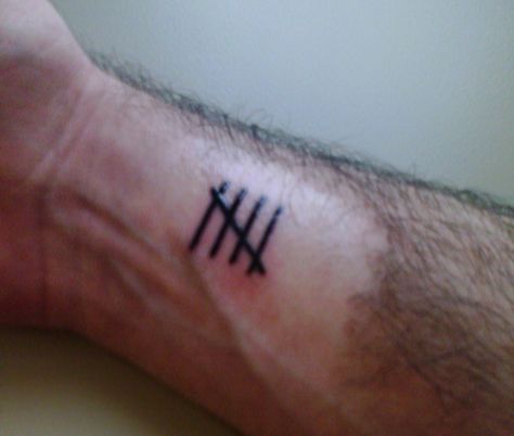 Silents Tally Tally Tattoo, Tally Chart, Fish Tattoos, Jesus Fish Tattoo, Doctor Who, Triangle Tattoo, Tattoos