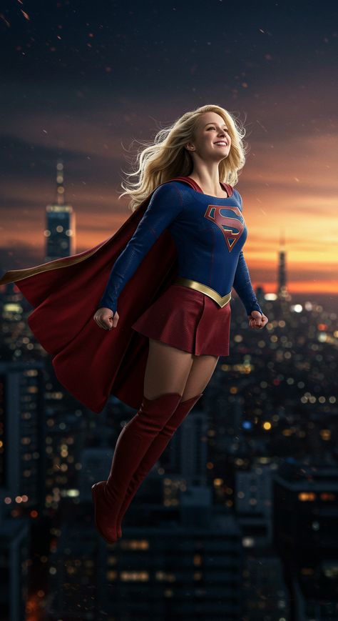 Wallpaper Xiaomi, Supergirl Art, Cosmic Comics, Supergirl Melissa Benoist, Supergirl Cosplay, Supergirl Superman, Marvel Heroines, Dc Justice League, Marvel And Dc Comics