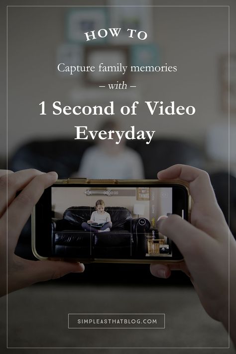 1 Second Everyday Video Project – Capture magical, everyday family memories with 1 second of video everyday! It really is the little things that matter most. 1 Second Everyday, 2023 Photography, Photo Organizing, Sign Writer, Video Project, Top Photography, Dslr Photography Tips, Social Media Advice, Children Crafts