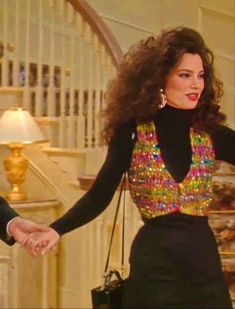 The Nanny Iconic Outfits, Nanny Named Fran Outfits, Fran Drescher Outfits 90s, Franny The Nanny Outfits, Nanny Fran Outfits, Fran Fine Aesthetic, Fran Drescher Outfits, Fran Outfits, 80s Aesthetic Outfits