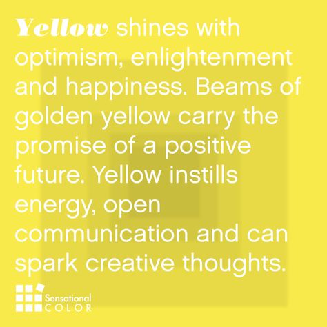 Feel the energy More. No wonder yellow is my favorite color. There's no such thing as too much good energy Color Meaning Chart, Candle Color Meanings, Positive Future, Manipura Chakra, Colour Psychology, Yellow Things, All Things Yellow, Color Symbolism, The Color Yellow